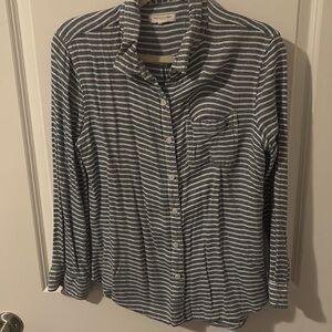 Beach lunch lounged Relaxed Button Up